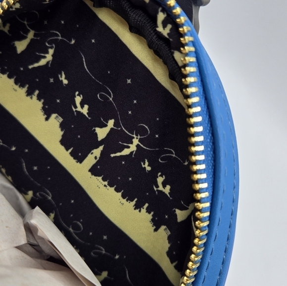 Loungefly Disney Peter Pan Glow Clock Backpack - Picture 11 of 13